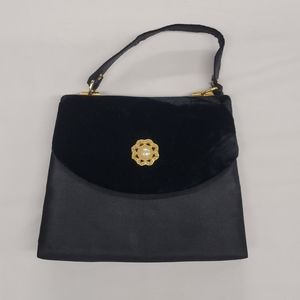 Velvet & gold minibag